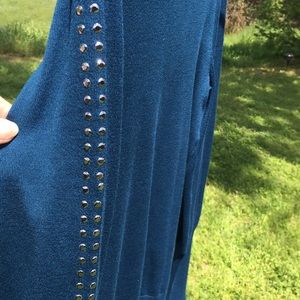 Alfani Dark turquoise fine knit sweater